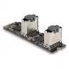 DeLOCK Pārveidotājs M.2 2280 Key B+M vīriešu uz 8 x SATA