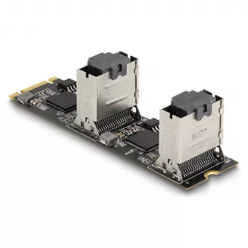 DeLOCK Pārveidotājs M.2 2280 Key B+M vīriešu uz 8 x SATA