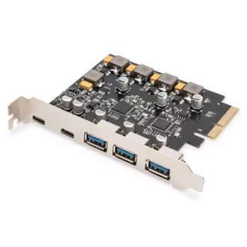 PCIe karte Digitus 2x USB-C 3x USB-A