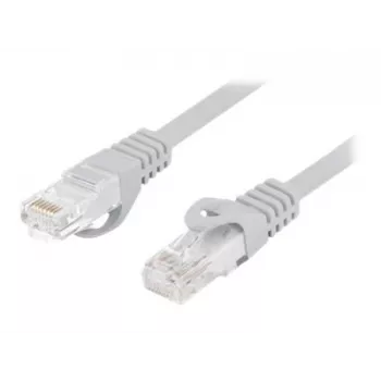 Tīkla kabelis LANBERG PCU6-10CU-0025-S Cat6 U/UTP 0,25 m RJ-45 taisnais, pelēks, 10000 Mbit/s