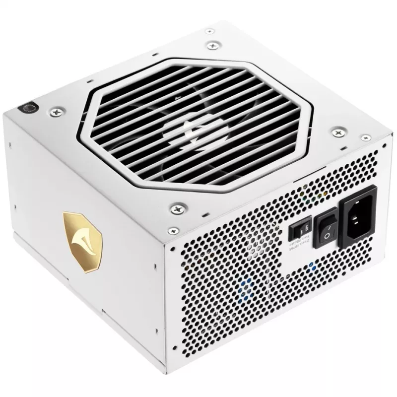 Sharkoon Rebel P20 750 White 1x 12 kontaktu augstas jaudas savienotājs 4x PCIe kabeļu pārvaldība - PC/servera barošanas bloks