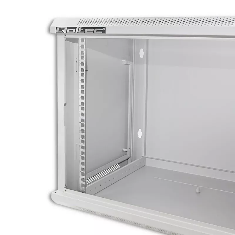 Rack skapis QOLTEC 19 collu 9U 600x500x600 sienas vai grīdas montāžas serveru korpuss