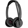 Epos Impact 500, Binaurales (beidseitiges)-Headset, Bluetooth ANC, MS Teams zertifiziert, incl. USB-C Dongle mit USB-A-Adapter