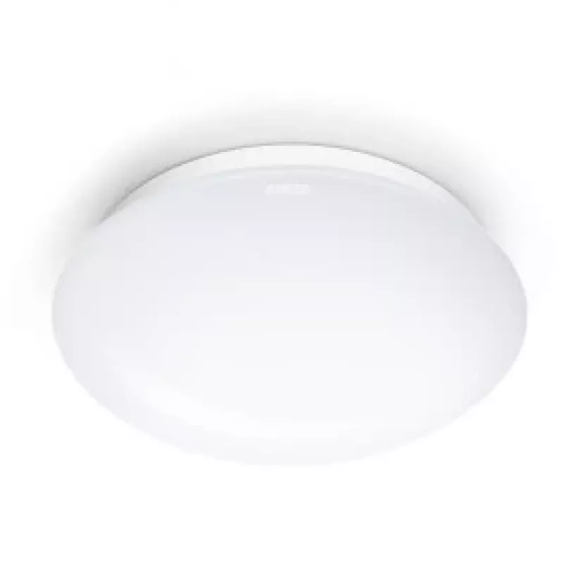 Griestu lampa Steinel RS 16 L, E27 ligzda, 100 W, balta, apaļa, Ø 27,5 cm, augstums 95 mm, kustības sensors