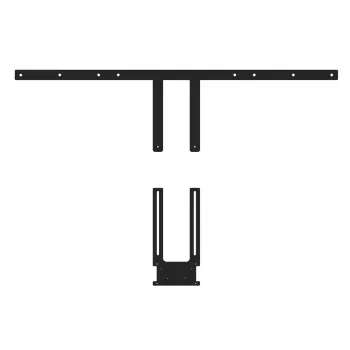 Montāžas komplekts Hagor 2287 Melns 75–86 collu ekrāniem