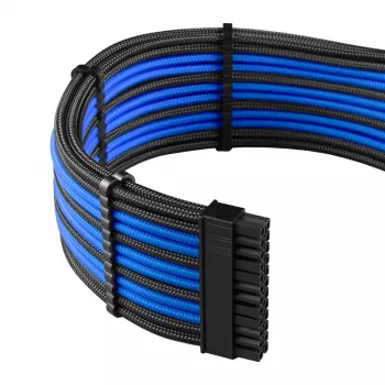 CableMod PRO ModMesh 12VHPWR kabeļa pagarinājuma komplekts melns/zils — 12VHPWR GPU barošanas pagarinājums