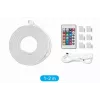LED lente Vention PAEWH 2 m, USB 5V, RGB ar IR tālvadību, abpusēja līmlente