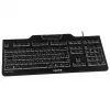 CHERRY KC 1000 SC tastatūra universāla USB AZERTY melna
