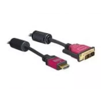 DeLOCK 84343 HDMI - DVI-D kabelis 3,0 m vīriešu/vīriešu