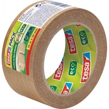 Līmlente tesapack Papīra Ultra Strong 50mm, brūna, ar diegu pastiprināta, 25m, 56000-00000-00