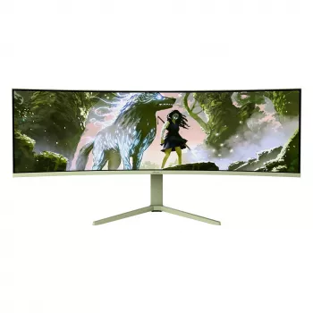 Izliekts datora monitors Arozzi Nova 49 collas (124.5 cm) Dual QHD 5120×1440 LED VA, 4 ms, Zaļš