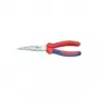 Knaibles mehāniķu taisnas 200mm forma 1 ar daudzkomponentu pārklājumu, hromētas Knipex