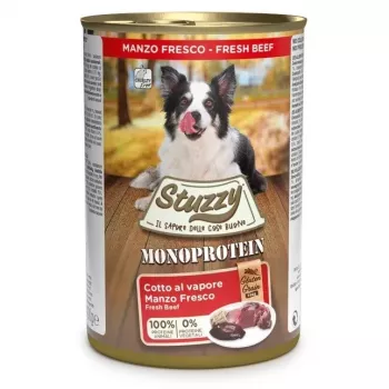 STUZZY Monoproteīna liellopu gaļa - slapjā suņu barība - 400 g