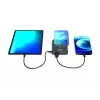 Port Designs 907005 10000 mAh bezvadu lādētājs Melns