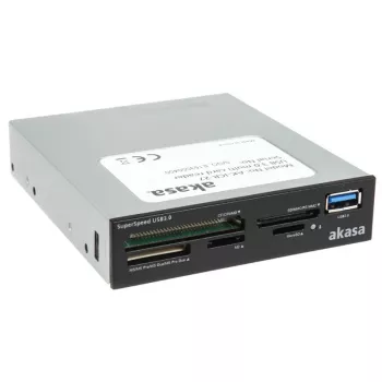 Akasa AK-ICR-27 iekšējais karšu lasītājs USB 3.2 Gen 1 melns, pelēks