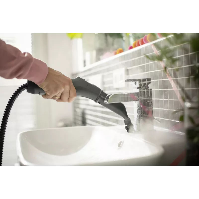 Cilindriskais tvaika tīrītājs Kärcher SC 3 EasyFix — 1900 W, 1 L tvertne, 3,5 bar, 2,2 m šļūtene