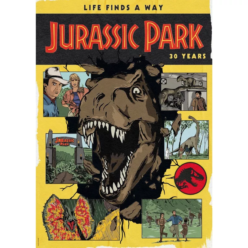 Puzle schmidt spiele Jurassic Park 30 Years of Jurassic Park 1000 gabali