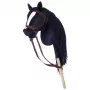 Zirgs uz kociņa HOPPIHORSE Hobby Horse A3 melns