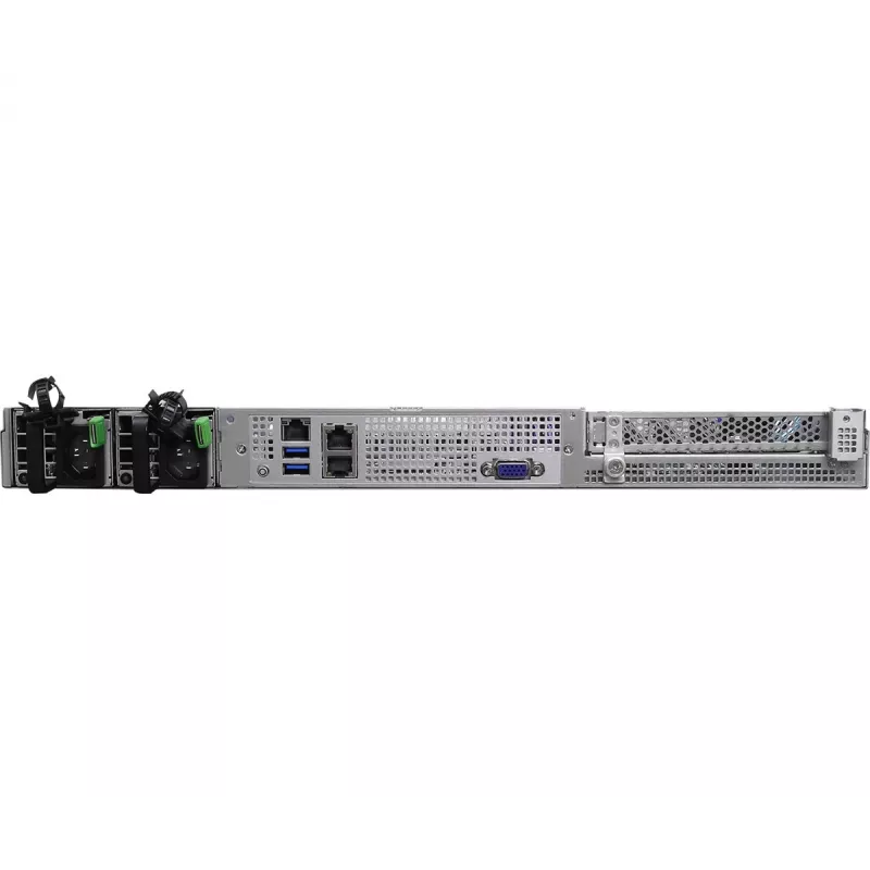 ASRock 1U4L-GENOA/2T servera barebone AMD SoC LGA 6096 Rack (1U) Pelēks