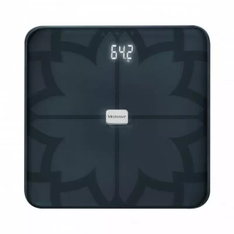 Medisana BS 450 Ķermeņa analīzes svari, Max 180kg, Melns, Bluetooth, ITO sensori (40510)