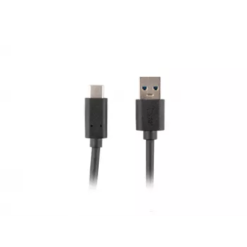 Lanberg CA-USBO-31CU-0018-BK USB kabelis 1,8 m USB 3.2 Gen 1 (3.1 Gen 1) USB-C USB-A Melns