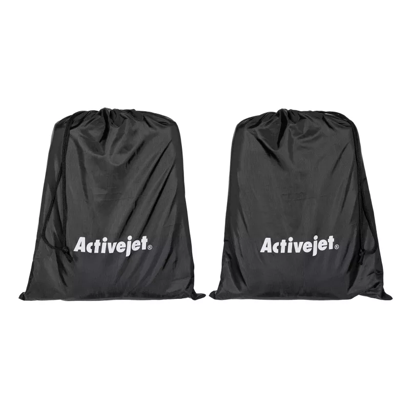 Limfodrenāžas kāju masieris ActiveJet ACM-PLUS-A1 M, baterija 25 W, melns, 380×950×60 mm