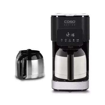 Caso | Kafijas automāts ar diviem termokanniem | Taste & Style Duo Thermo | Pilienu | 800 W | Melns/Nerūsējošais tērauds