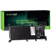 Akumulators klēpjdatoram Green Cell ASUS A555 F555 K555 R556 X555, LiPo 4000 mAh, 7,6 V, 4 elementi, melns