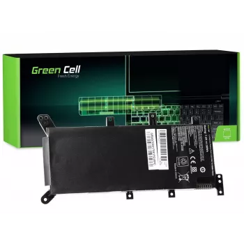 Akumulators klēpjdatoram Green Cell ASUS A555 F555 K555 R556 X555, LiPo 4000 mAh, 7,6 V, 4 elementi, melns