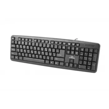 Esperanza TKR101 klaviatūra Office USB QWERTY angļu, krievu melna