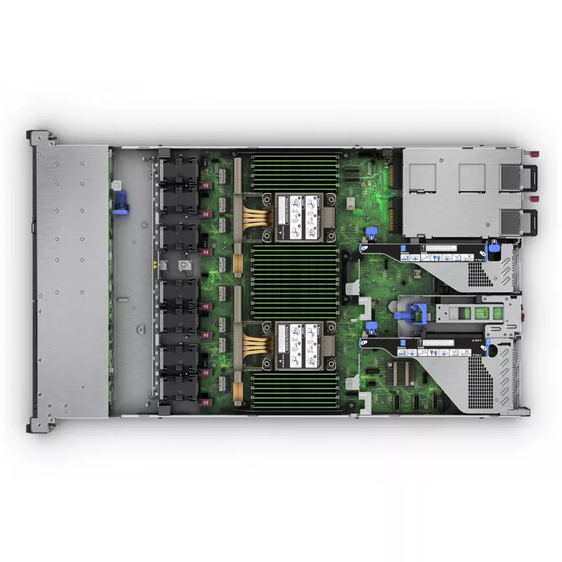 HPE ProLiant DL360 Gen11 4510 2.4GHz 12c 1P 2x32GB-R 8SFF MR408i-o 2x960GB SSD 2x1000W PS EU serveris