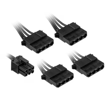 Kolink modulārais kabeļu regulators KL-CBR-PAT — 4× 4-pin Molex modulārais barošanas kabelis