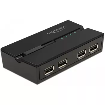 DeLOCK 11494 USB 2.0 slēdzis 4 datoriem, melns