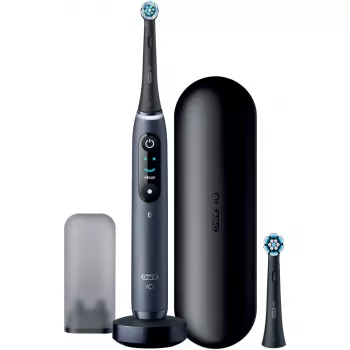 Braun 408567 elektriskā zobu birste pieaugušajiem, vibrējoša, melna