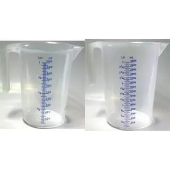 Mērtrauks IWH 003303, Caurspīdīgs, 3 L, Augstas kvalitātes polietilēns