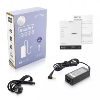 Strāvas adapteris MITSU ACER ZM/ACE19237 19V 2.37A saderīgs ar ACER portatīvajām ierīcēm