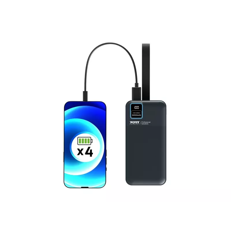 Portatīvais lādētājs Port Designs 907003 30000 mAh