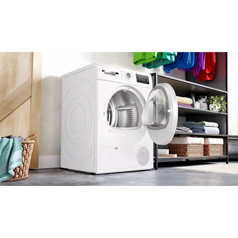 Bosch WTH86277PL Siltumsūkņa žāvētājs 8 kg Balts