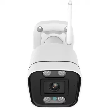 Foscam V8P Wi-Fi novērošanas kamera Balta 8MP (3840x2160), Divjoslu Wi-Fi, iebūvēts prožektors un signalizācijas sirēna (V8P-W)