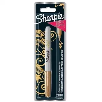 Pastāvīgais marķieris Sharpie 1986003 Smalka uzgaļa Zelts