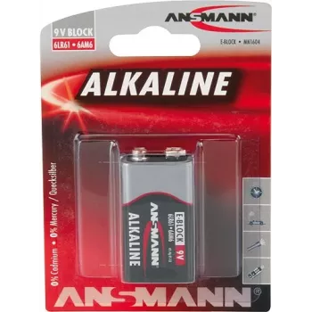 Baterija Ansmann 9V E-Block sārma