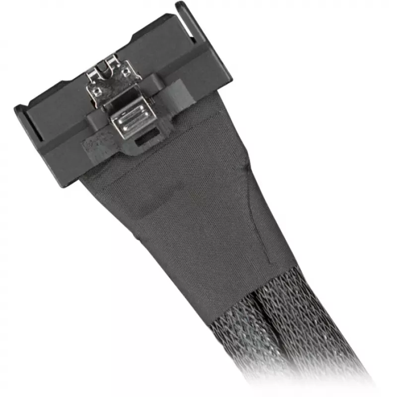 Icy Dock Kabelis MCIO 8i SFF-TA-1016 uz 2xSlimSAS SFF-8654 4i 0.5m - Kabelis (MB310L-B)