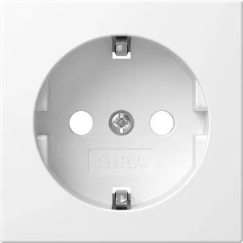 Kontaktligzda Schuko Gira System 55 Reinweiß 1-vietīga (MPN 492003)
