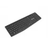 Natec Squid NZB-1989 bezvadu tastatūras un peles komplekts, US, melns