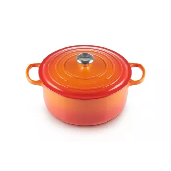 Le Creuset 21177280902430 6.7 L Apaļš katls, Oranžs/Sarkans
