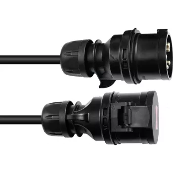 Pagarinātāja kabelis PSSO 16A CEE 5x2,5 mm² 10 m Black Edition