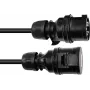 Pagarinātāja kabelis PSSO 16A CEE 5x2,5 mm² 10 m Black Edition