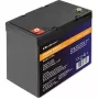 LiFePO4 akumulators QOLTEC 12.8V 50Ah (model 53704) rezerves barošanai un enerģijas uzkrāšanai