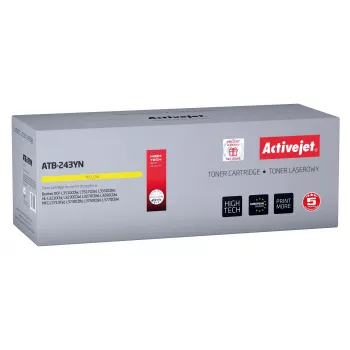 Activejet ATB-243YN Toner (aizstāj Brother TN-243Y; Supreme; 1000 lapas; dzeltens)