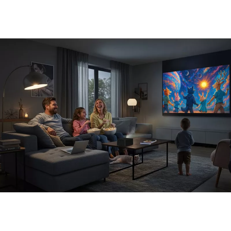 Optoma Photon Life PK32 standarta projekcijas projektors 1100 ANSI lūmenu DLP UHD 4K (3840x2160) 3D Melns